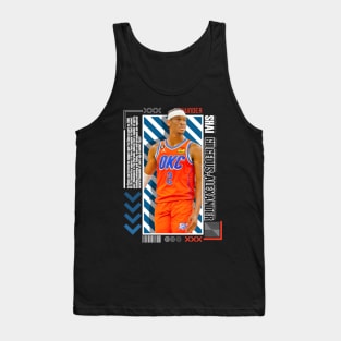 Shai Gilgeous-Alexander Paper Poster Version 10 Tank Top